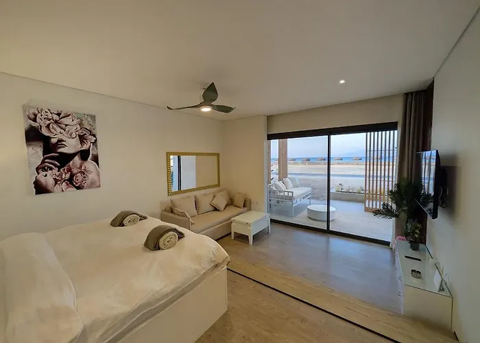 Beachfront Somabay Steps From Sea & Pool *